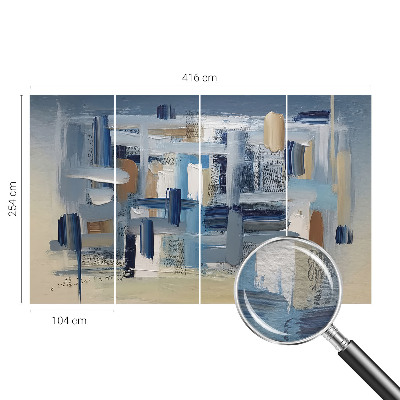 Vlies-Fototapete fürs Schlafzimmer Abstraktionspinsel