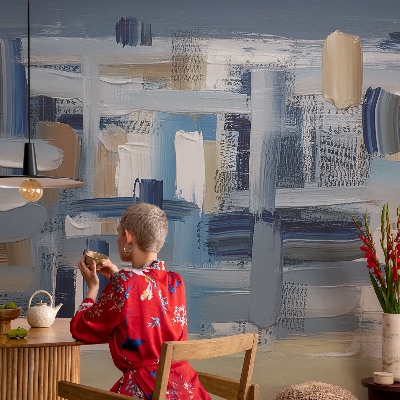 Vlies-Fototapete fürs Schlafzimmer Abstraktionspinsel