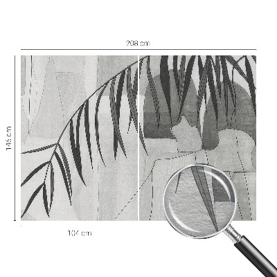 Vlies-Fototapete fürs Kinderzimmer Abstrakte Palme