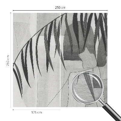 Vlies-Fototapete fürs Kinderzimmer Abstrakte Palme