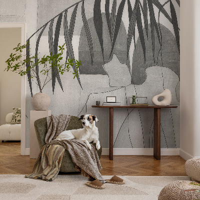 Vlies-Fototapete fürs Kinderzimmer Abstrakte Palme