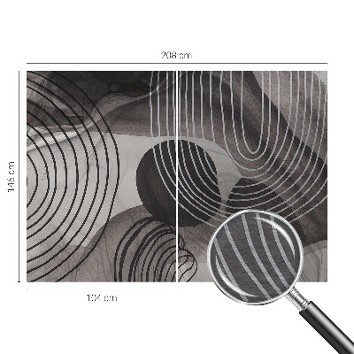 Moderne Vlies-Fototapete mit dem Motiv „Harmonie der Formen“