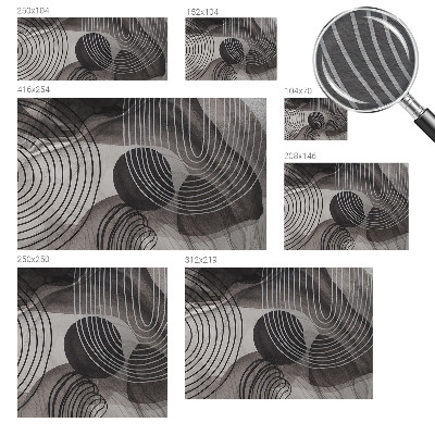 Moderne Vlies-Fototapete mit dem Motiv „Harmonie der Formen“