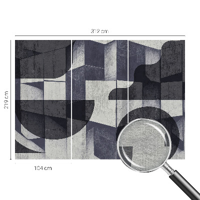 Motivtapete mit geometrischem Symmetrie-Motiv