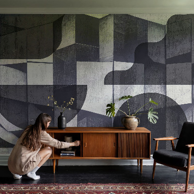 Motivtapete mit geometrischem Symmetrie-Motiv