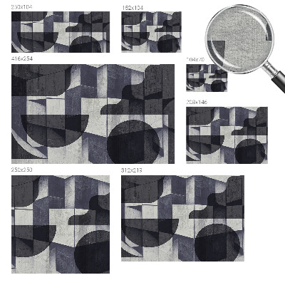 Motivtapete mit geometrischem Symmetrie-Motiv