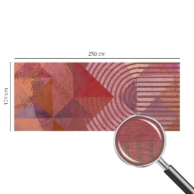 Wand-Fototapete mit abstrakten Formen