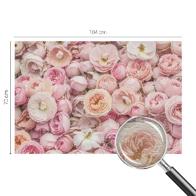 Fototapete aus Vlies mit einem Motiv wunderschöner Blumen