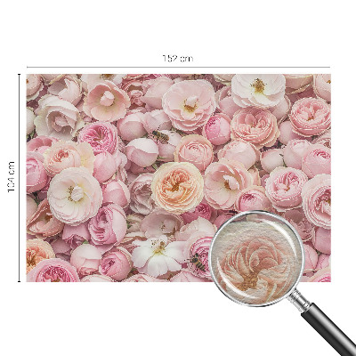 Fototapete aus Vlies mit einem Motiv wunderschöner Blumen