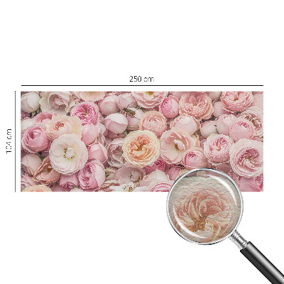 Fototapete aus Vlies mit einem Motiv wunderschöner Blumen