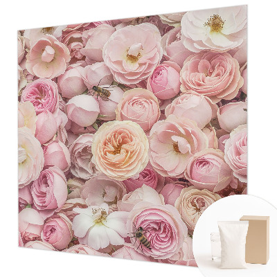 Fototapete aus Vlies mit einem Motiv wunderschöner Blumen