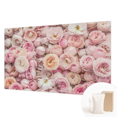 Fototapete aus Vlies mit einem Motiv wunderschöner Blumen