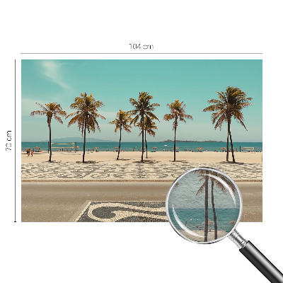 Vlies-Fototapete nach Maß mit Motiv eines Palmenstrands