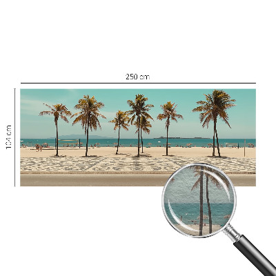 Vlies-Fototapete nach Maß mit Motiv eines Palmenstrands