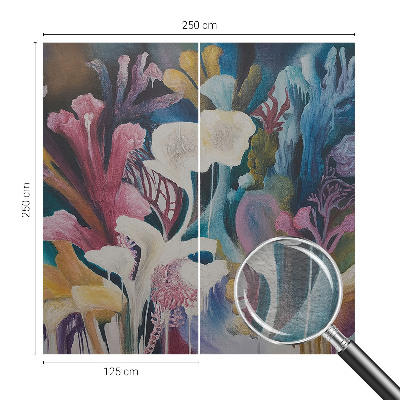 Moderne Vlies-Fototapete Blumenexplosion