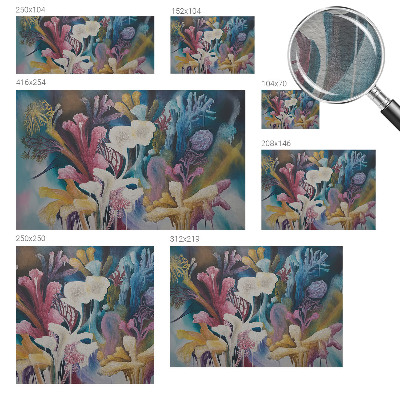 Moderne Vlies-Fototapete Blumenexplosion