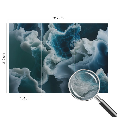 Bedruckte Vlies-Fototapete mit Motiv Meereswellen