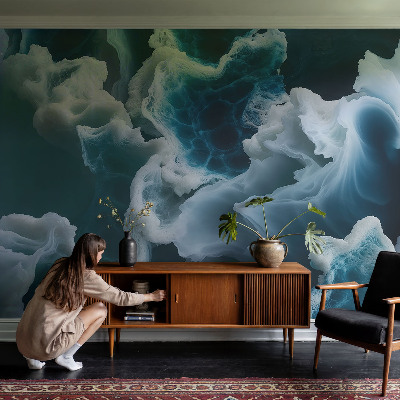 Bedruckte Vlies-Fototapete mit Motiv Meereswellen