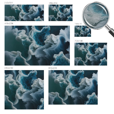 Bedruckte Vlies-Fototapete mit Motiv Meereswellen