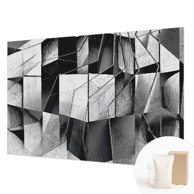 Wand-Fototapete mit geometrischer abstrakter Gestaltung
