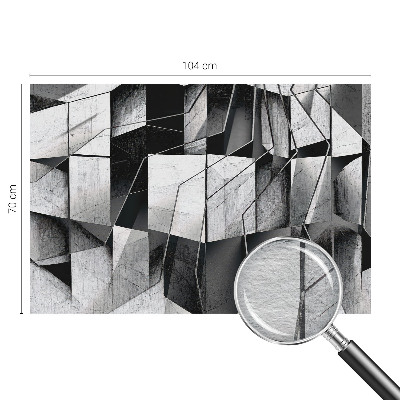 Wand-Fototapete mit geometrischer abstrakter Gestaltung
