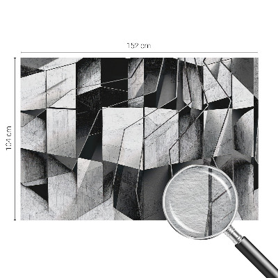 Wand-Fototapete mit geometrischer abstrakter Gestaltung