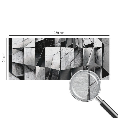 Wand-Fototapete mit geometrischer abstrakter Gestaltung
