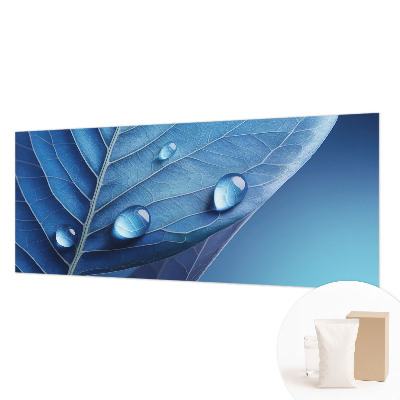 Fototapete nach Maß Blaues Blatt