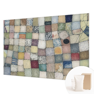 Fototapete mit farbenfrohem Mosaikmotiv