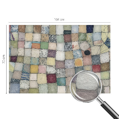Fototapete mit farbenfrohem Mosaikmotiv