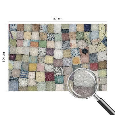 Fototapete mit farbenfrohem Mosaikmotiv