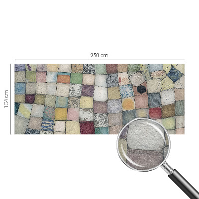 Fototapete mit farbenfrohem Mosaikmotiv