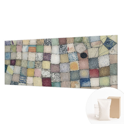 Fototapete mit farbenfrohem Mosaikmotiv