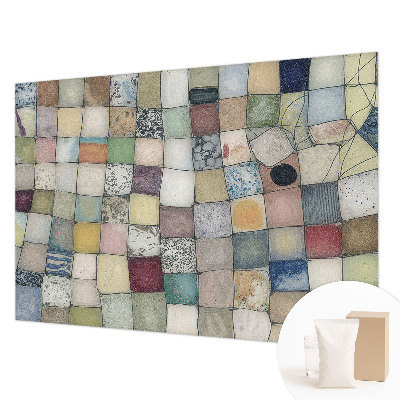 Fototapete mit farbenfrohem Mosaikmotiv