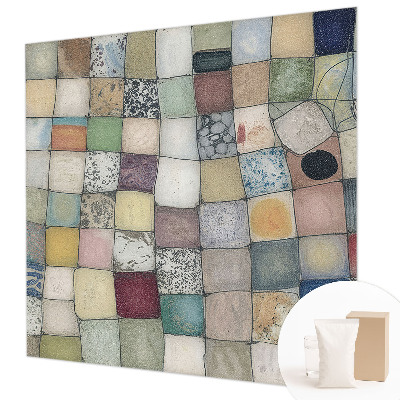 Fototapete mit farbenfrohem Mosaikmotiv