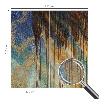 Dekorative Wand-Fototapete mit abstrakter Komposition als Motiv