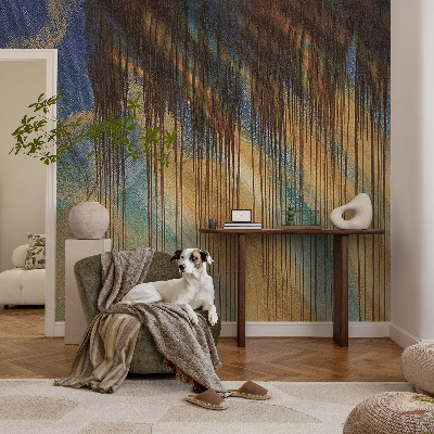 Dekorative Wand-Fototapete mit abstrakter Komposition als Motiv
