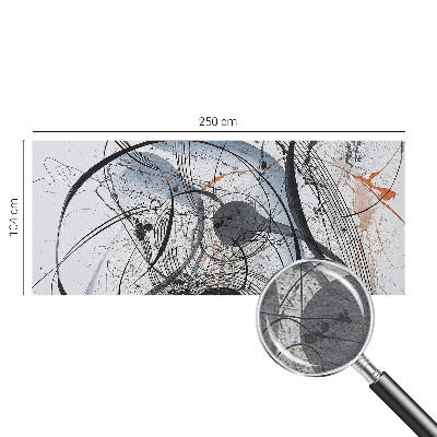 Vlies-Fototapete mit ausdrucksstarker abstrakter Gestaltung