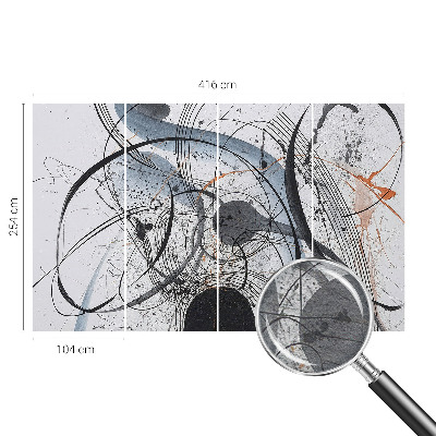 Vlies-Fototapete Ausdrucksstarke Abstraktion