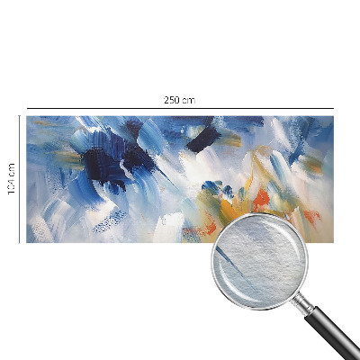 Motivtapete aus Vlies Bunte Pinselstriche