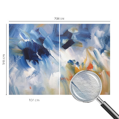 Motivtapete aus Vlies Bunte Pinselstriche