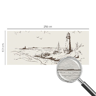 Fototapete aus Vlies mit einer Küstenlandschaft als Motiv