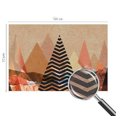 Vlies-Fototapete nach Maß mit abstrakter Landschaft