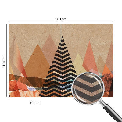Vlies-Fototapete nach Maß mit abstrakter Landschaft
