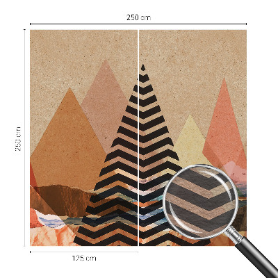 Vlies-Fototapete nach Maß mit abstrakter Landschaft