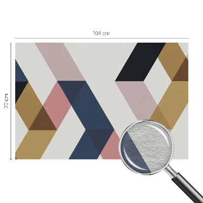 Vlies-Fototapete fürs Wohnzimmer Bunte Rauten