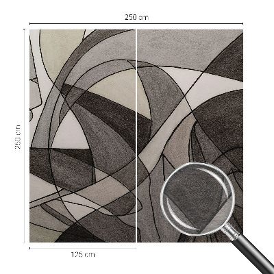 Vlies-Fototapete fürs Kinderzimmer mit einem geometrisch-abstrakten Motiv