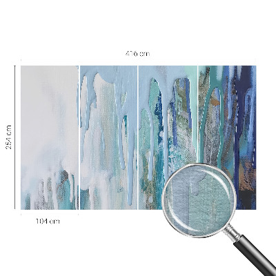 Vliestapete fürs Wohnzimmer Blaue Kaskaden