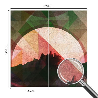 Bedruckte Vlies-Fototapete Malerische Hügel