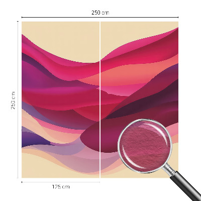 Vliestapete fürs Schlafzimmer Flüssigkeitswellen